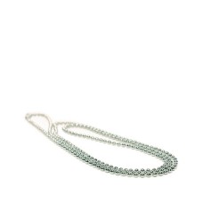 Nickel-Free Steel Beaded Chain with connector